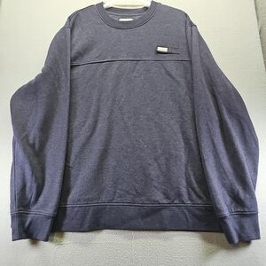 Classic Crewneck Men's Sweater in Deep Blue